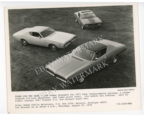 Orig type photo 8x10 - 8x10, 1971